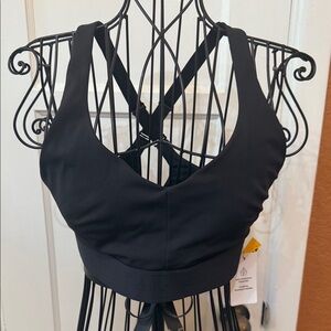 NWT Lole Black Women's Sports Bra-Sz S